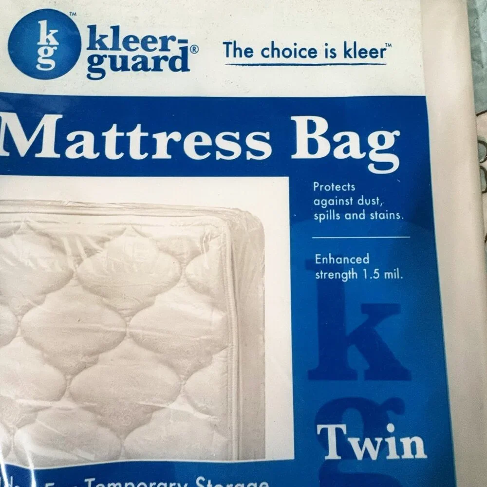 Kleer-guard twin size mattress bags, 2 bags, 39